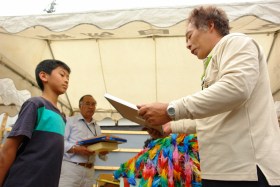 子どもたちへ感謝状